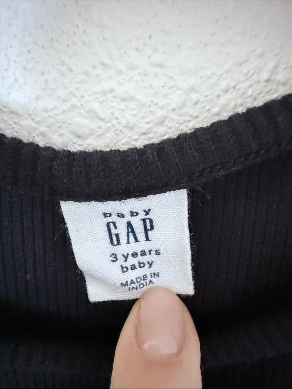 Toddler GAP Black Long-Sleeve Tulle Dot Dress